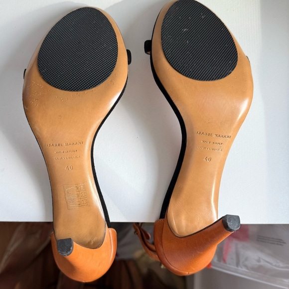 Isabel Marant Adele Brass Cuff Ankle Sandal Heels - Picture 7 of 8